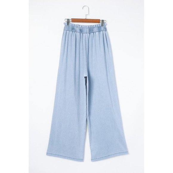 Azura Exchange High Waist Wide Leg Tencel Jeans - Picture 7 of 9